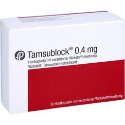 Abbildung: Tamsublock 0,4 mg Hartkapseln mit veränderter Wirkstofffreisetzung 50 St, Hartkapseln mit veränderter Wirkstofffreisetzung PZN 01807897