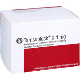 Abbildung: Tamsublock 0,4 mg Hartkapseln mit veränderter Wirkstofffreisetzung 100 St, Hartkapseln mit veränderter Wirkstofffreisetzung PZN 01807905