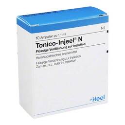 Abbildung: Tonico Injeel N Ampullen 10 St, Ampullen PZN 01808632