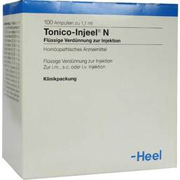 Abbildung: Tonico Injeel N Ampullen 100 St, Ampullen PZN 01808690