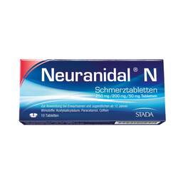 Abbildung: Neuranidal N Tabletten Tabletten, 10 St PZN 01809011