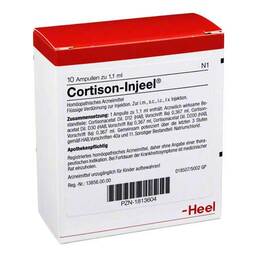 Abbildung: Cortison Injeel Ampullen 10 St, Ampullen PZN 01813604