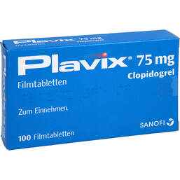 Abbildung: Plavix Filmtabletten 100 St, Filmtabletten PZN 01813774
