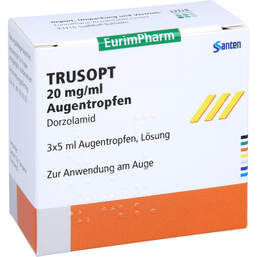 Abbildung: Trusopt Augentropfen 3X5 ml, Augentropfen PZN 01813975