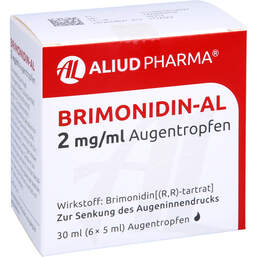 Abbildung: Brimonidin AL 2 mg / ml Augentropfen 6X5 ml, Augentropfen PZN 01825889