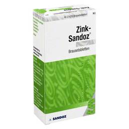Abbildung: Zink Sandoz Brausetabletten Brausetabletten, 40 St PZN 01830815