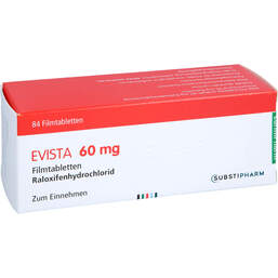 Abbildung: Evista Filmtabletten 84 St, Filmtabletten PZN 01838656