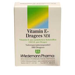 Abbildung: Vitamin E Dragees NEM Dragees, 100 St PZN 01840601
