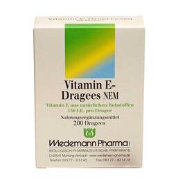 Abbildung: Vitamin E Dragees NEM Dragees, 200 St PZN 01840736