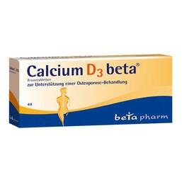 Abbildung: Calcium D3 beta Brausetabletten 40 St, Brausetabletten PZN 01841983