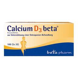 Abbildung: Calcium D3 beta Brausetabletten Brausetabletten, 100 St PZN 01842008