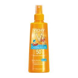 Abbildung: Vichy Capital Soleil Kinder-Sonnenspray LSF 50+ für Gesicht und Körper Spray, 200 ml PZN 01842505