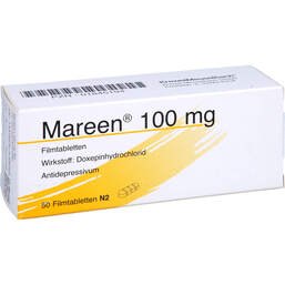 Abbildung: Mareen 100 mg Filmtabletten 50 St, Filmtabletten PZN 01845194