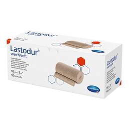 Abbildung: Lastodur Binde weich 10 cm x 7 m 10 St, Binden PZN 01852685