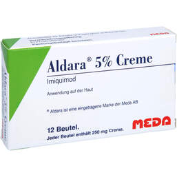Abbildung: Aldara 5% Creme Sachets 12 St, Creme PZN 01853064