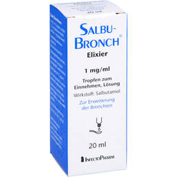 Abbildung: Salbubronch Elixier 1 mg / ml 20 ml, Tropfen zum Einnehmen PZN 01863200