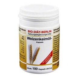 Abbildung: Weizenkeimöl Kapseln Bio Diaet Kapseln, 100 St PZN 01880049
