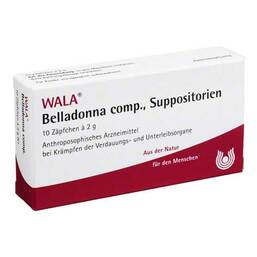 Abbildung: Belladonna comp. Suppositorien Suppositorien, 10X2 g PZN 01880612
