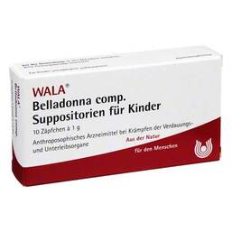 Abbildung: Belladonna comp. Kindersuppositorien Kinder-Suppositorien, 10X1 g PZN 01880776
