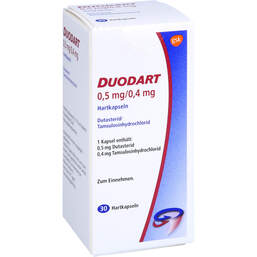 Abbildung: Duodart 0,5 mg / 0,4 mg Hartkapseln 30 St, Hartkapseln PZN 01882640