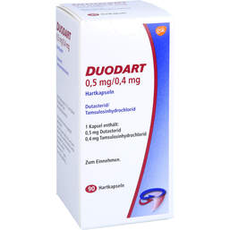 Abbildung: Duodart 0,5 mg / 0,4 mg Hartkapseln 90 St, Hartkapseln PZN 01882657