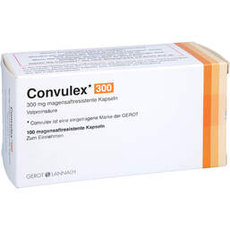 Abbildung: Convulex 300 magensaftresistente Kapseln 100 St, Kapseln magensaftresistent PZN 01883697