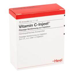 Abbildung: Vitamin C Injeel Ampullen 10 St, Ampullen PZN 01894927