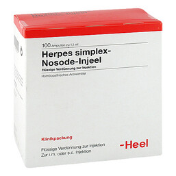 Abbildung: Herpes Simplex Nosode Injeel Ampullen 100 St, Ampullen PZN 01896636