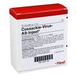 Abbildung: Coxsackie-Virus A9 Injeel Ampullen 10 St, Ampullen PZN 01897133