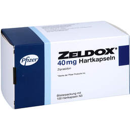 Abbildung: Zeldox 40 mg Hartkapseln 100 St, Hartkapseln PZN 01897676