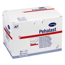 Abbildung: Peha-Last Mullbinde elastisch 10 cm x 4 m lose Binden, 20 St PZN 01902791