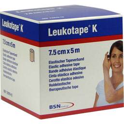 Abbildung: Leukotape K 7,5cm hautfarben 1 St, Verband PZN 01907363