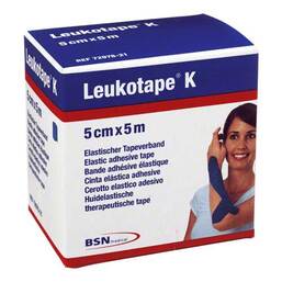 Abbildung: Leukotape K 5cm blau Verband, 1 St PZN 01907423