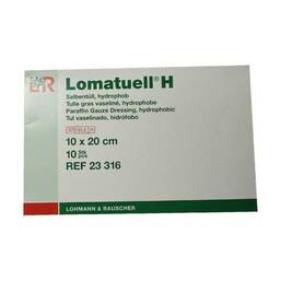 Abbildung: Lomatuell H Salbentüll 10x20 cm 10 St, Verband PZN 01908279