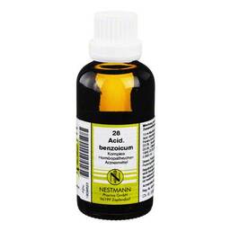 Abbildung: Acidum benzoicum Komplex Nr. 28 Dilution Dilution, 50 ml PZN 01909623