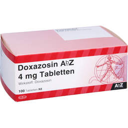 Abbildung: Doxazosin AbZ 4 mg Tabletten 100 St, Tabletten PZN 01921558