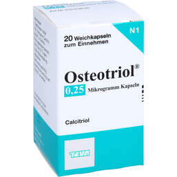 Abbildung: Osteotriol 0,25 µg Kapsel 20 St, Weichkapseln PZN 01929519