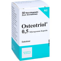 Abbildung: Osteotriol 0,5 µg Kapseln 50 St, Weichkapseln PZN 01929554