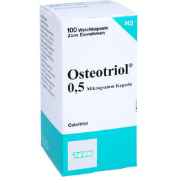 Abbildung: Osteotriol 0,5 µg Kapseln 100 St, Weichkapseln PZN 01929560