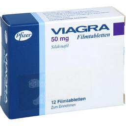 Abbildung: Viagra 50 mg Filmtabletten 12 St, Filmtabletten PZN 01930014