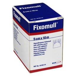 Abbildung: Fixomull Klebemull 10mx5cm 1 St PZN 01945949