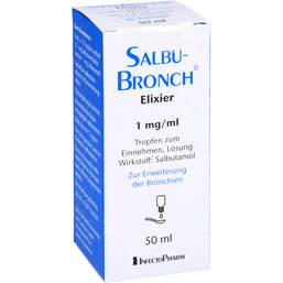Abbildung: Salbubronch Elixier 1 mg / ml 50 ml, Tropfen zum Einnehmen PZN 01953021