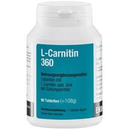 Abbildung: L-Carnitin 360 Kautabletten Kautabletten, 90 St PZN 01956321