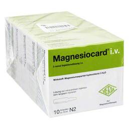Abbildung: Magnesiocard i.v. Injektionslösung Injektionslösung, 50X10 ml PZN 01984091
