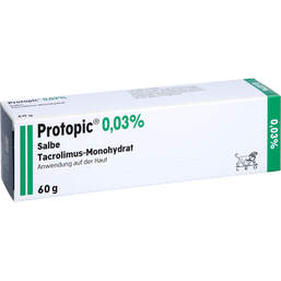Abbildung: Protopic 0,03% Salbe 60 g, Salbe PZN 01992736
