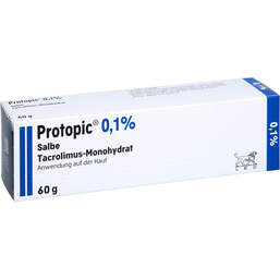 Abbildung: Protopic 0,1% Salbe 60 g, Salbe PZN 01992788