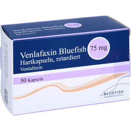 Abbildung: Venlafaxin Bluefish 75 mg Retardkapseln 50 St, Retard-Kapseln PZN 01997900