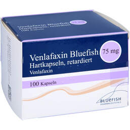 Abbildung: Venlafaxin Bluefish 75 mg Retardkapseln 100 St, Retard-Kapseln PZN 01997975