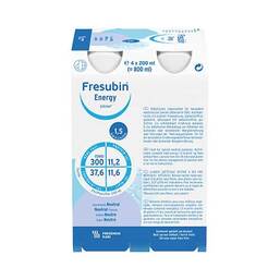 Abbildung: Fresubin Energy Drink Neutral Trinkflasche 4X200 ml, Flüssigkeit PZN 01999661