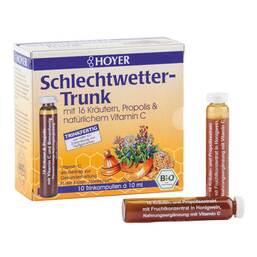 Abbildung: Hoyer Schlechtwetter Trunk Trinkampullen Trinkampullen, 10X10 ml PZN 02002718